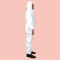 thumbnail image 5 of Ever Ready First Aid Disposable Microporous Coated Coverall Suit with Elastic Wrists, Elastic Ankles, Elastic Waist And Hood - XL, 5 of 6