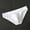 White, variant on LADIGASU Men's Sexy Low Waist Solid Color Comfortable Trigonum Underwear