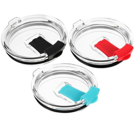 FONDOTIN Tumbler Replacement Lids 20Oz Lids Blue Silicone 3Pcs