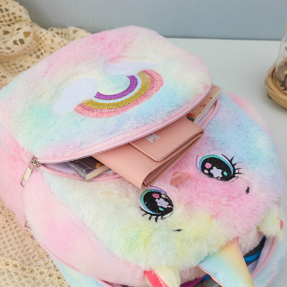 Unicorn Soft Plush Huggable Backpack - Nonika Boutique