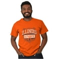 thumbnail image 5 of Illinois Student Pride Gameday Cool Men's Graphic T Shirt Tees Brisco Brands X, 5 of 6