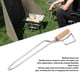 thumbnail image 3 of Pinzas Para Chimenea, Pinzas Para Leña De Acero Inoxidable, Largo De Madera, Portátiles Para Carbón, 3 of 7