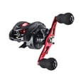 thumbnail image 3 of Carrete de pesca Baitcasting clásico 6.3: 1 Baitcaster 8kg Max /R Pesca manual de metal izquierda roja Cola carrete de baitcasting, 3 of 8