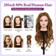 thumbnail image 3 of Cabeza Maniquí Neverland Belleza y Salud de 28" con 80% Cabello Humano, 3 of 9