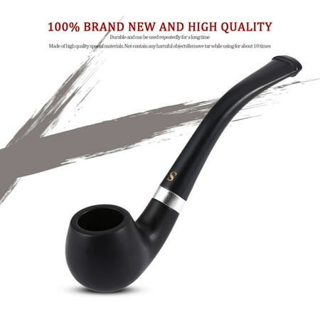 - New Fashion Small Durable Smoking Cigarette Pipe Tobacco Cigar Pipes Black