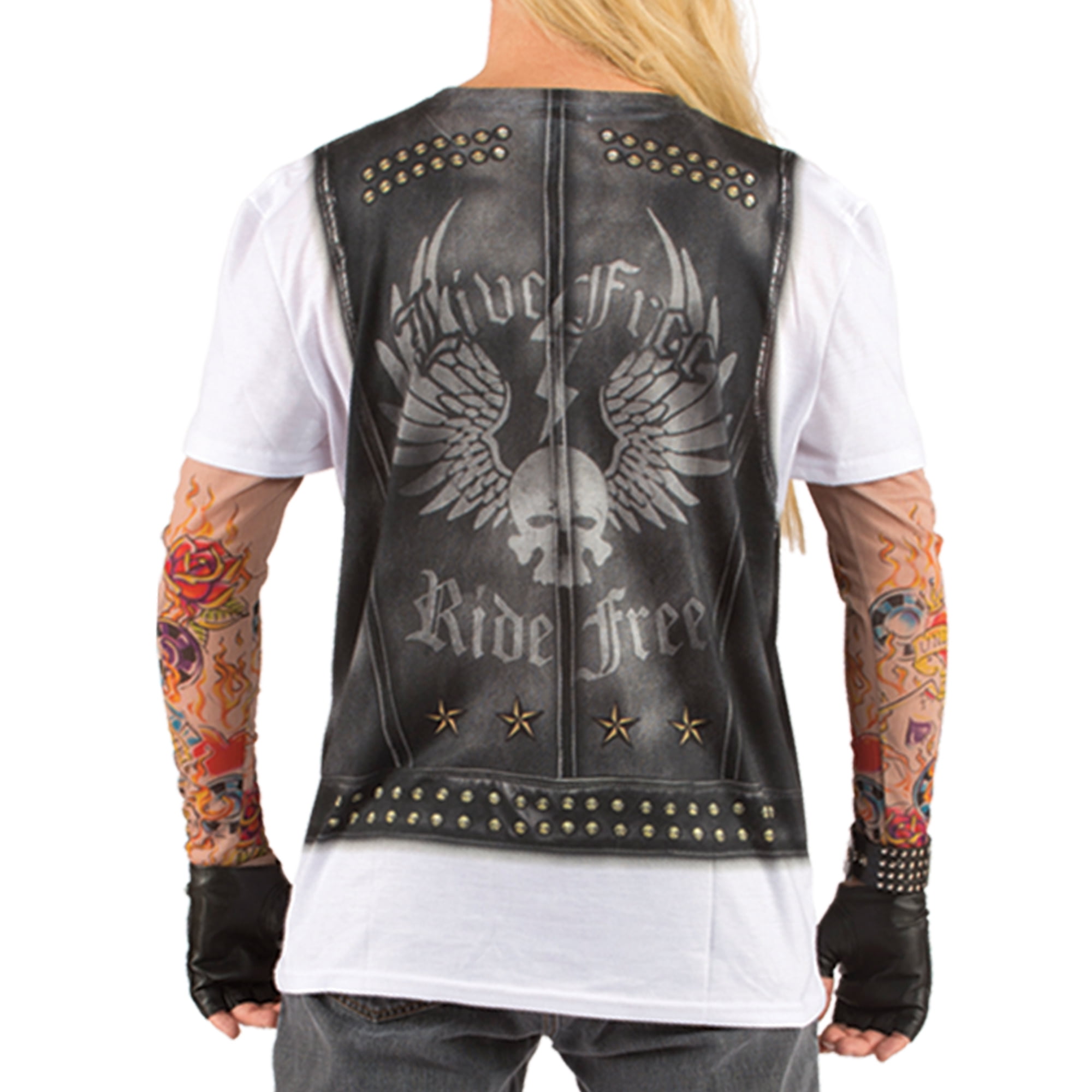 tattoo mesh shirt