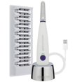 thumbnail image 2 of Michael Todd Beauty - Sonicsmooth â€“ SONIC Technology Dermaplaning Tool - 2 in 1 Womenâ€™s Facial Exfoliation & Peach Fuzz Hair Removal System with 8 Weeks of Safety Edges, 2 of 4