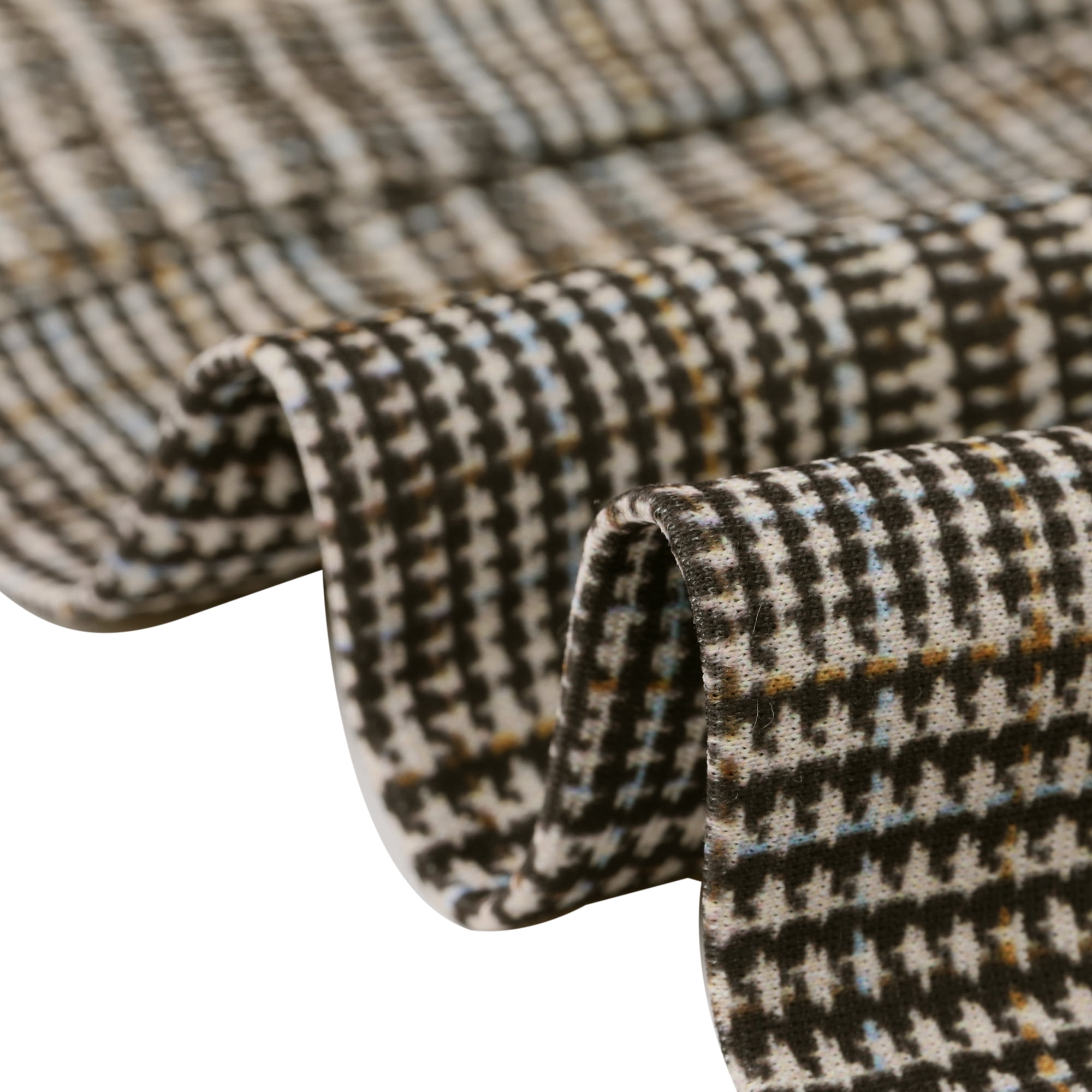 DARING DIVA Women's Plus Casual Plaid Notched Lapel Button Jacket 2X Brown