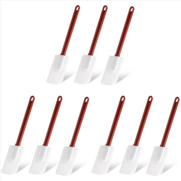 9X EspáTula de Silicona,EspáTula Comercial,EspáTula de Silicona Resistente Al , Apta para Lavavajillas, para Mezclar, FreíR