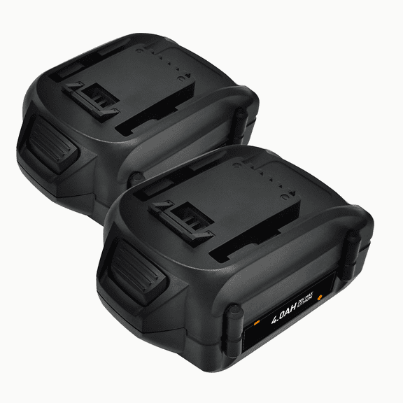 DASNITE 2Pack 20V 4000mAh FOR WORX Battery WA3520 Li-ion Black DAN Compatible with WA3525 WA3575 WG151s