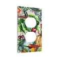 thumbnail image 2 of Kll Vegan1 Wall Plate,Gloss Finish,Standard Size 1 - 5" X 3", Polycarbonate Thermoplastic,Electric Receptacle Plug Covers, 2 of 8