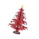 thumbnail image 5 of Adorno de árbol de Navidad Mini de madera con estrella Modelo de árbol de Navidad Mesa Rojo medio, 5 of 9