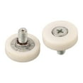 thumbnail image 3 of 8 Pack Plastic Drawer Pulley Replacement Wheels Bearing Small Pulley with Nuts, 3 of 8