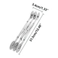 thumbnail image 2 of TIMIFIS Couteau à Pizza Roue en Acier Inoxydable Rétractable Double Extrémité Couteau à Pain Trois-Cinq Roues Outil de Cuisson Gadgets de Cuisine, 2 of 2
