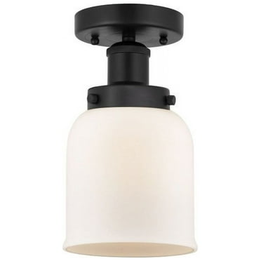 Innovations Lighting - Bell - 1 Light Semi-Flush Mount In Industrial Style-8.25