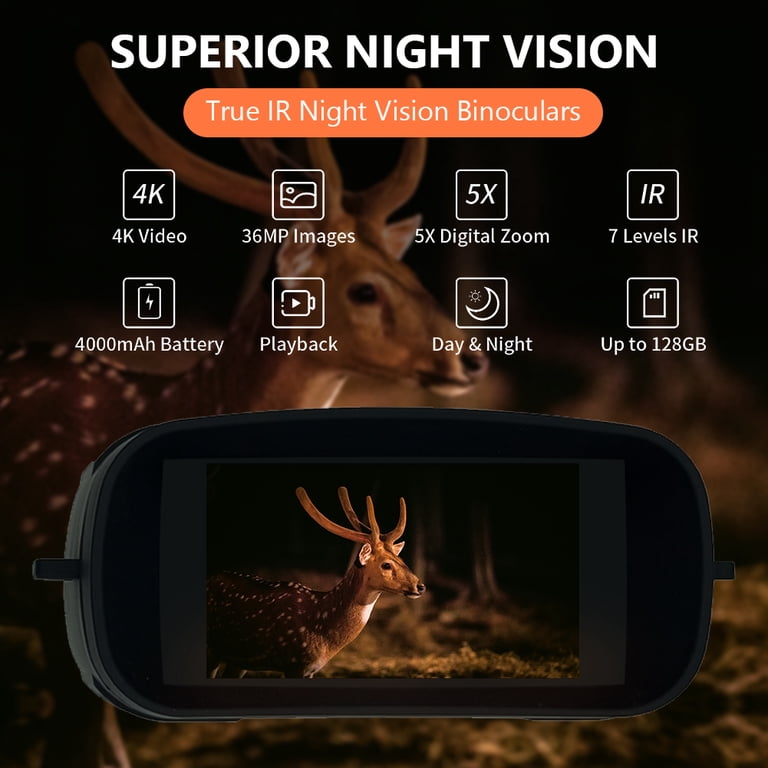 36MP Night Vision Goggles Day And Night Dual-purpose Ultra Clear