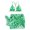 ZAH Green, variant on Dreamyth Green Floral Prints Padded Swimsuit, (Girl's)