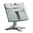 thumbnail image 1 of Folding Book Stand for Reading, Angles Height Adjustable Textbook Book Holder with Page Clip for Textbooks Music Scores moonlight white, 1 of 4