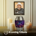thumbnail image 3 of Yatskia Colorful Sparrow with Blossoms Large Funeral Urns for Human Ashes Adult Men and Women, Decorative Memorial Urn for Ashes Adult Dad, (Monar Large, 10 Inch), 3 of 7