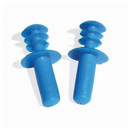 Blue Molded Plastic Ear Plugs Water or Swimming Pool