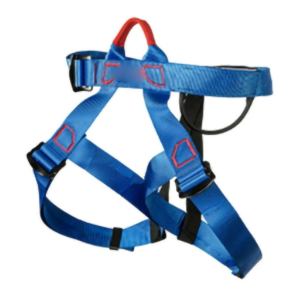 Cinturón de seguridad para descenso, Montañismo al aire libre, escalada en roca, cinturón de seguridad para gran altitud, protección de cintura, azul YUNYI BRAND Deportes