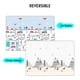 thumbnail image 3 of Esterilla Alfombrilla de juego para bebés Alfombrilla grande para gatear para bebés de 71 x 59 pulgadas, impermeable, reversible, plegable, de espuma, con bolsa de almacenamiento de borde cubierto par Tomshoo Esterilla, 3 of 7