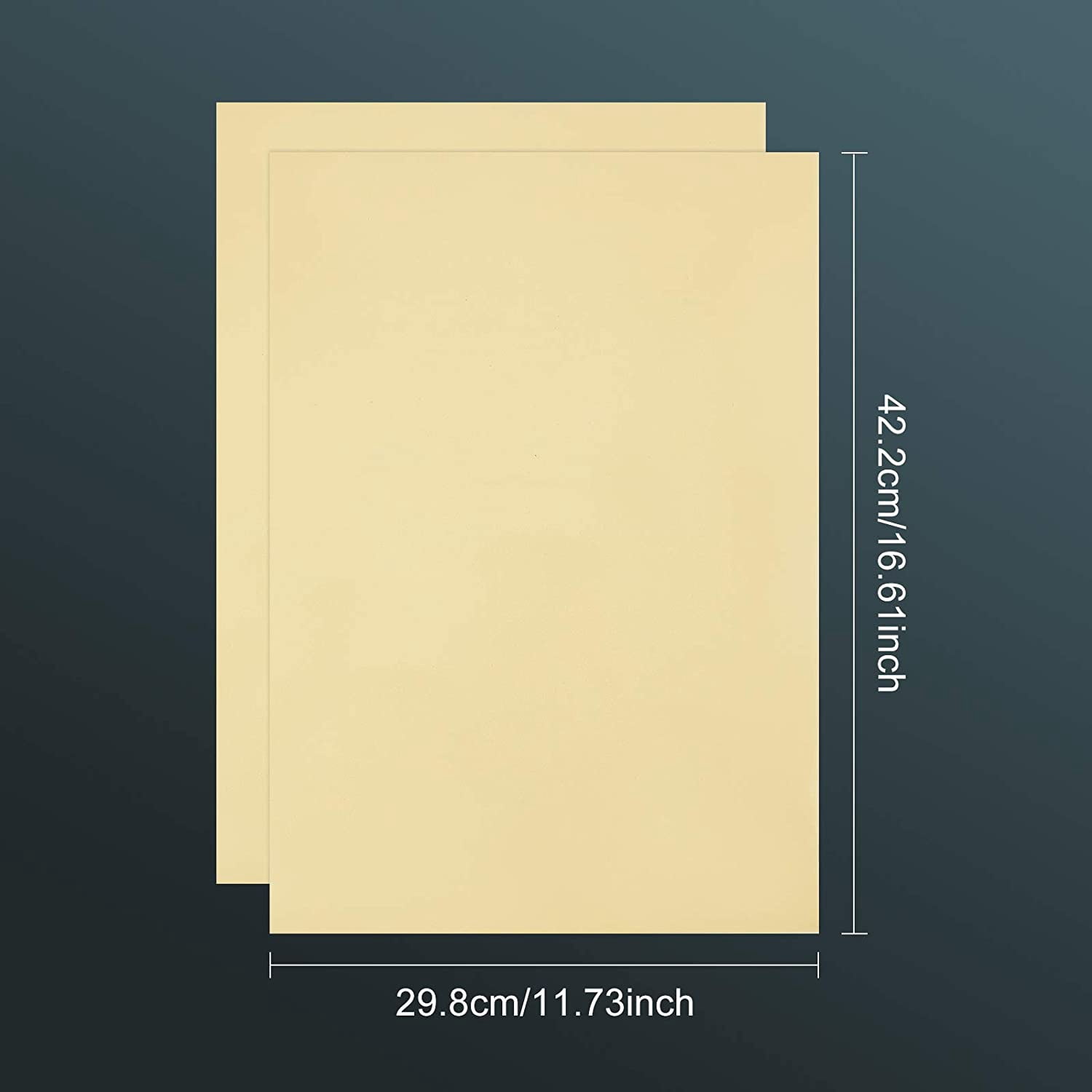20 Sheets 16.5x11.8 Inch Transparent Self Adhesive Sticker Waterproof Clear PET Film Label Sticker for Laser Printer Office Home Supplies
