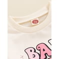 thumbnail image 6 of Suealasg Baby Boys Girls Halloween One Piece Clothes 3 6 12 18 Months Infant Long Sleeve Letter Print Sweatshirt Romper Newborn Halloween Bodysuit, 6 of 8