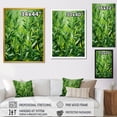thumbnail image 4 of Designart "Tales of Tarragon Herbs I" Floral Framed Wall Art - Traditional Green Herbs Entryway Framed Wall Art, 4 of 6