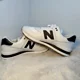 thumbnail image 4 of New Balance U574FBS White Grey All Leather Men's Athletic Sneakers Size 9.5M DS, 4 of 6