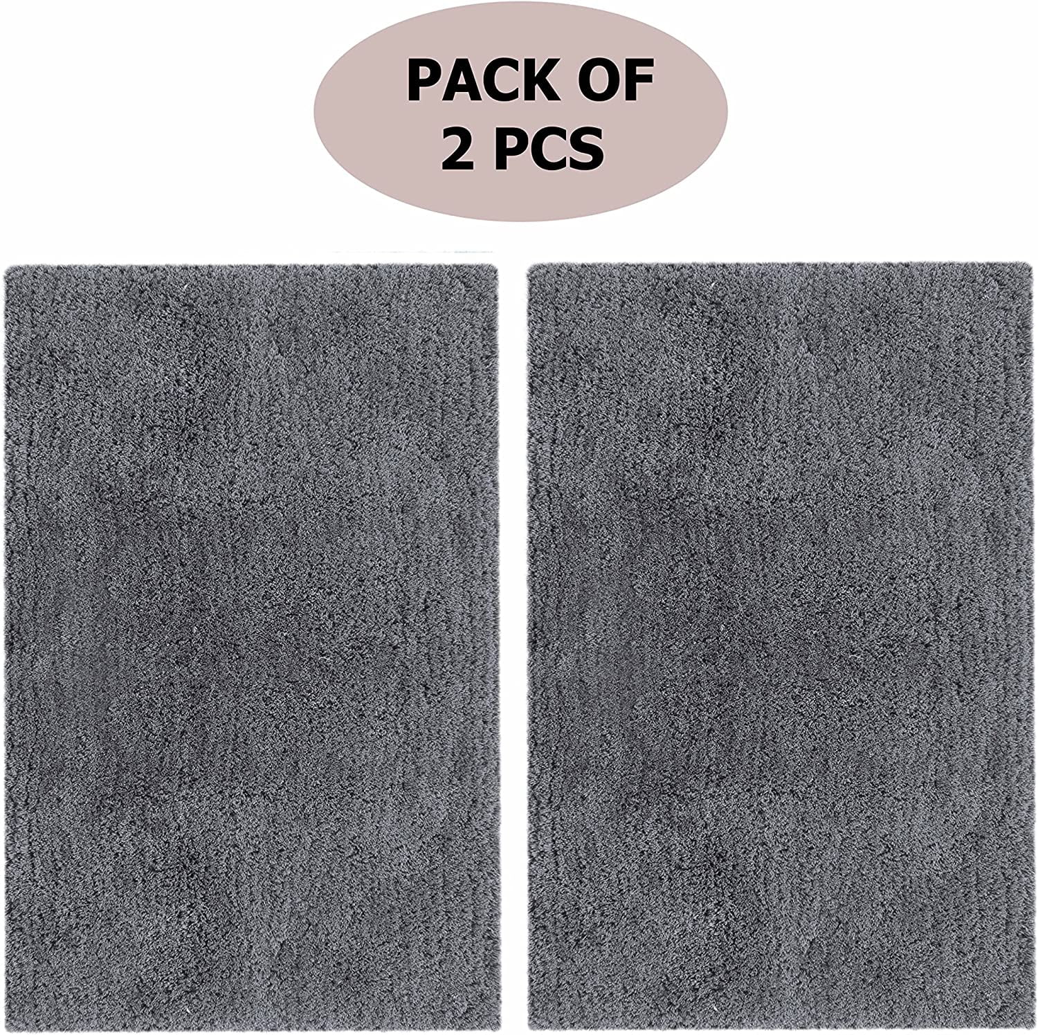 Accent Home Bathroom Rug Mat, Extra Soft Absorbent Premium Bath Rug