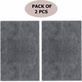 thumbnail image 2 of Accent Home Bathroom Rug Mat, Extra Soft Absorbent Premium Bath Rug, Non-Slip Comfortable Bath Mat, Carpet for Tub, Shower, Bath Room, Pack of 2 24x36 inch in Grey Color., 2 of 5