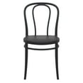 thumbnail image 6 of 33.5" Black Stackable Patio Armless Dining Chair, 6 of 8