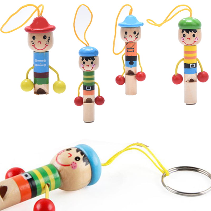 Wooden Whistle Pirate Toy Funny Kid Children Musical Instrument Educational ToBE 