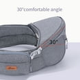 thumbnail image 6 of Sunveno Ergonomic Hip Seat Baby Carrier for Newborns, Infants, Babies, Gray, 6 of 9