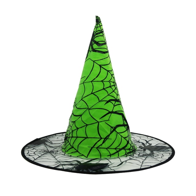 Xihbxyly Sombrero de Bruja de Halloween, Diseño Llamativo, Estructura Única, Decoración para Fiestas, Disfraces, Carnavales, Halloween, 35 Cm de Alto, 38 Cm de Ancho, 1 Sombrero Incluido.