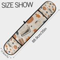 thumbnail image 3 of Yayeee Double Oven Mitt Kitchen Heat Resistant Baking 35" x7" Quilted Glove, Fall Books, 3 of 6