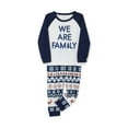 thumbnail image 4 of We Are Family Letter Print Christmas Pajamas For Family, 4 of 10