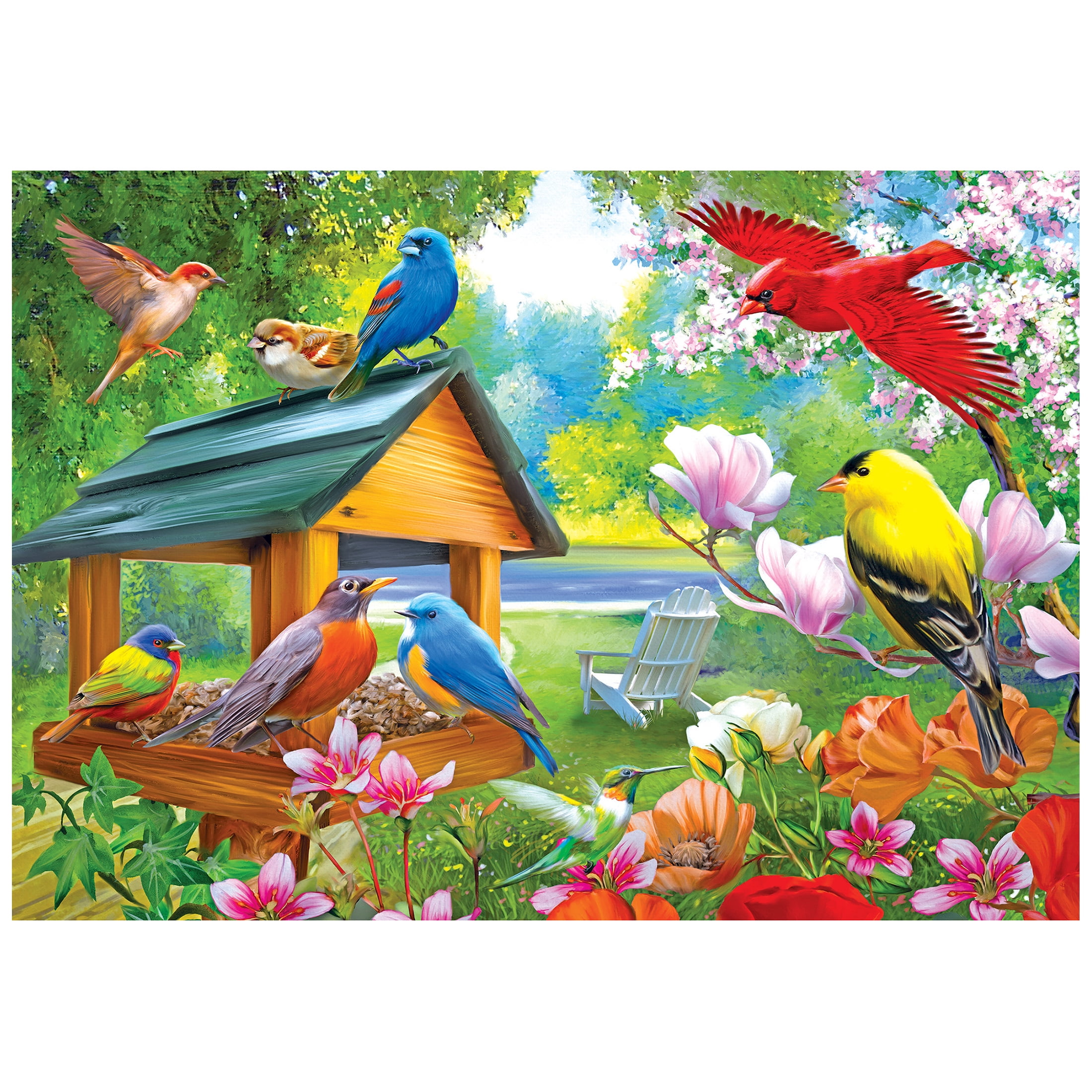 RoseArt - Colorluxe 500-Piece -Dinner Time - Adult Interlocking Puzzle