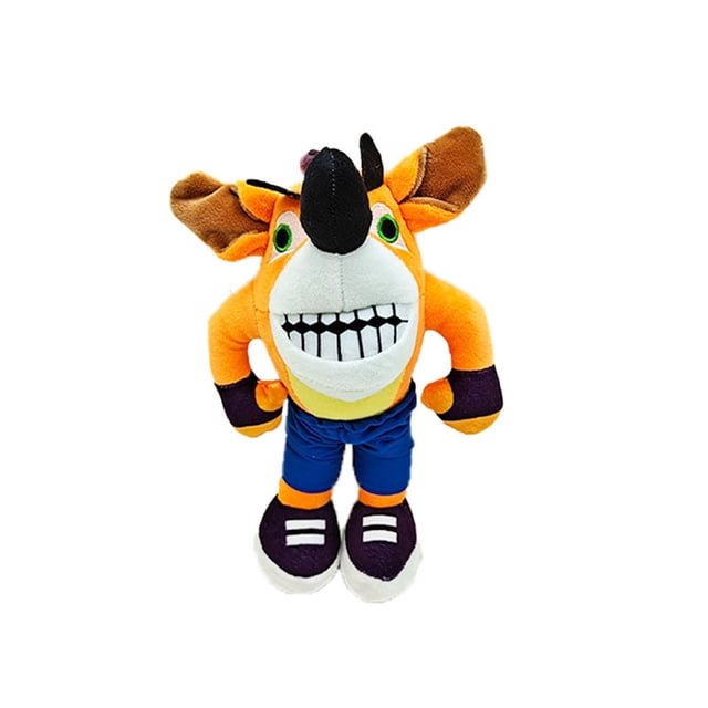 Muñeca de peluche Crash Bandicoot Anime de 33 cm para niños y adultos