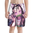 thumbnail image 1 of Demon Slayer Nezuko Boy'S Swim Trunks Quick Dry Board Shorts Kids Beach Swim Shorts Bathing Suits Swimsuit, 1 of 8