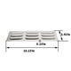 thumbnail image 5 of Kenally Rejilla de aire para ventilación de barco, pieza reemplazada, 8 ranuras, acero inoxidable, a prueba de herrumbre, tamaño compacto, Bombillas para automóviles, 5 of 6