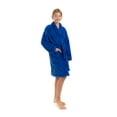 thumbnail image 4 of BC BARE COTTON Bare Cotton Kids Microfiber Fleece Shawl Robe - Girls - Royal Blue - Large, 4 of 5