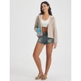 thumbnail image 7 of baleaf Women's Sun Jackets Lightweight Packable Crop UV Hoodie Beige XL, 7 of 7