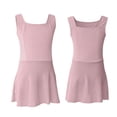 thumbnail image 7 of Busydd Dance Dresses for Girls 3-15 Years Casual Round Neck Sleeveless Girls' Dresses Solid Color Girls Clothes for Dance Gymnastics 5-6 Years, 7 of 7
