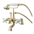 thumbnail image 2 of Elements of Design Hot Springs Deck Mount Clawfoot Tub Faucet with Handshower, 2 of 4