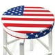 thumbnail image 3 of Disketp America Flags3 Funda Redonda para Taburete, Funda de Cojín para Silla de Bar Suave y Elástica-12 inch, 3 of 7