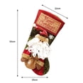 thumbnail image 2 of Bolsa De Dulces Colgante Calcetín Bolsa Colgante Navideño Para Relleno Y Decoración Colgante Cateissary HA043956-01, 2 of 6