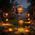 thumbnail image 5 of Solar Halloween Garden Stake Light, Ghost Pumpkin LED Yard Decoration, Waterproof Outdoor Light for Garden Patio 11.81x6.69x2.76in, 5 of 7