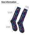thumbnail image 2 of Salouo Multicolor Bowling Print Women's Men's Ankle Socks 1-pack Casual Athletic Socks for Unisex Adult Moisture-Wicking Socks for Daily Wear/Running/Sport, 2 of 8